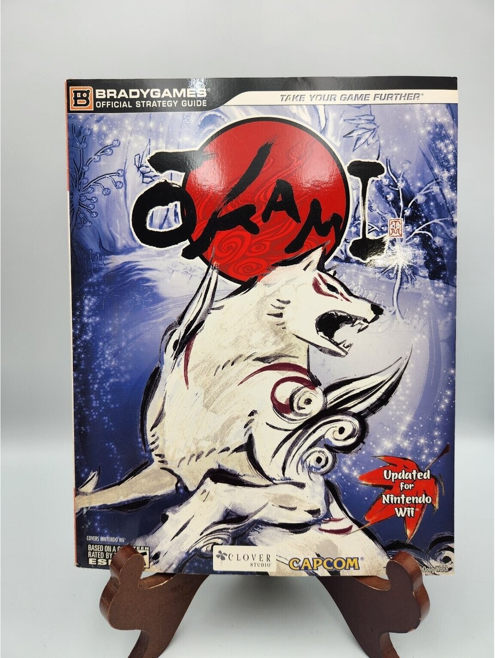 OKAMI Official Strategy Guide BradyGames Nintendo Wii Complete Walkthrough BK3